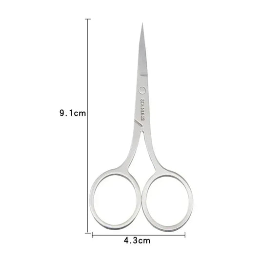 TRUZENIC Eyebrow and Eyelash Scissors – Facial Hair and Cuticle Trimmer Beauty Tool