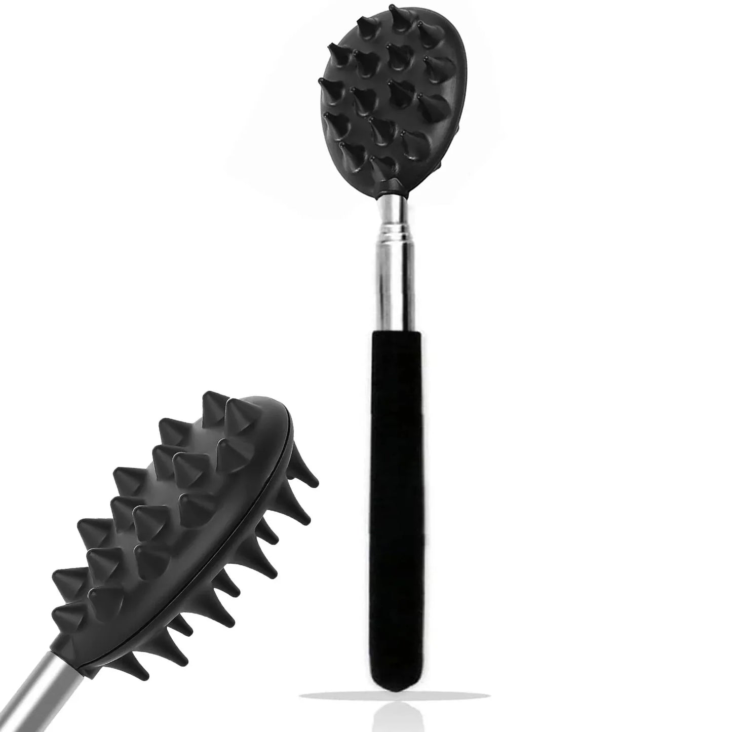 Extendable Cactus Back Scratcher – Retractable Itch Relief Stick with Dual Spike Sizes for Men and Women-TRUZENIC