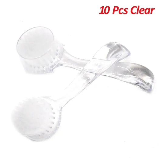 Nail Cleaning Brush Set – 10 Pcs Round Head Dust Remover Brushes for Manicure and Acrylic Nail Care-TRUZENIC