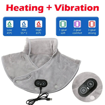Neck & Shoulder Massager – Heated Vibration Pad with Infrared Warming for Everyday Comfort & Relaxation-TRUZENIC
