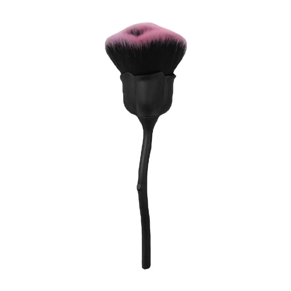 TRUZENIC Rose-Shaped Nail Dust Brush – Ultra-Soft Nylon Manicure Cleaning Tool