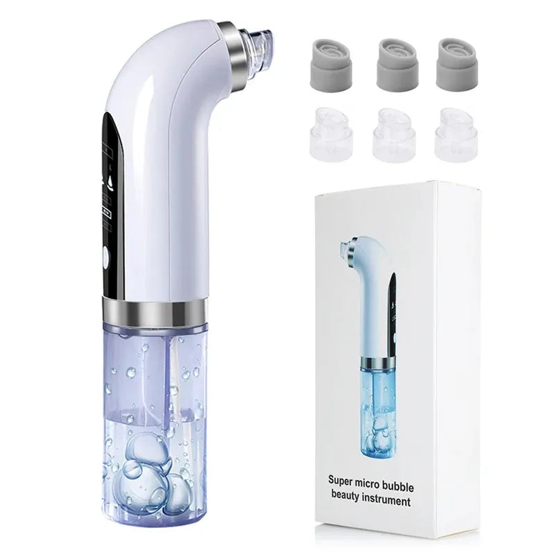Blackhead Remover & Pore Vacuum – USB Rechargeable Micro Bubble Facial Cleansing Beauty Device-TRUZENIC