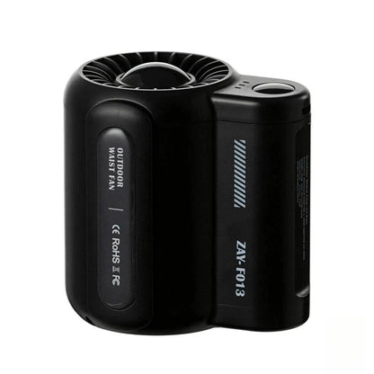 TRUZENIC Outdoor Waist & Neck Fan – Portable 3-Speed USB Handheld & Clip-On Cooling Fan
