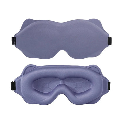 3D Contoured Sleep Mask – Soft, Light-Blocking Eye Mask for Travel, Naps & Nighttime Rest-TRUZENIC