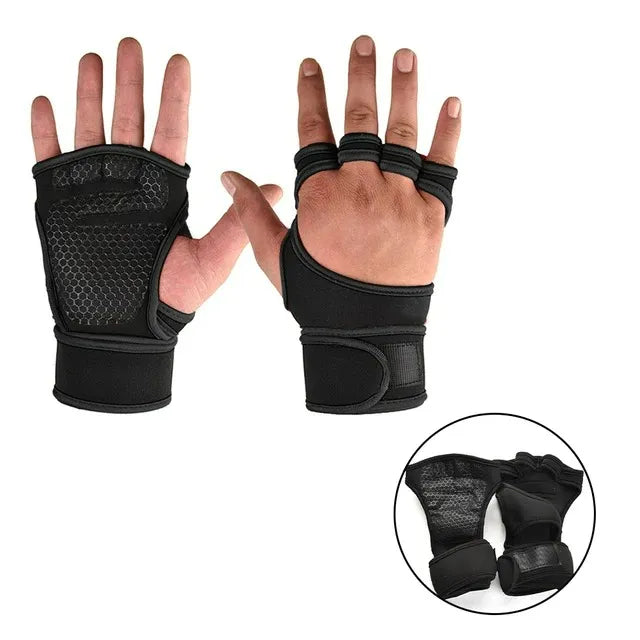Workout Gloves for Men and Women – Gym Training Gloves with Palm and Wrist Support for Weightlifting and Fitness-TRUZENIC