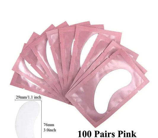TRUZENIC 100-Pair Eye Patch Set – Under-Eyelash Stickers for Lash Extensions & Eyelid Protection