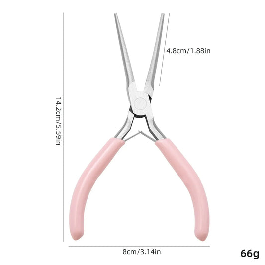 TRUZENIC Acrylic Nail C Curve Pincher Tool – Clamp Shaping Tweezers for Nail Extensions and UV Gel Tips