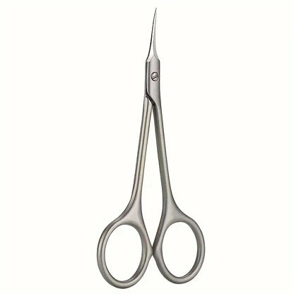 TRUZENIC Stainless Steel Manicure Scissors – Nail Care and Cuticle Trimming Tool
