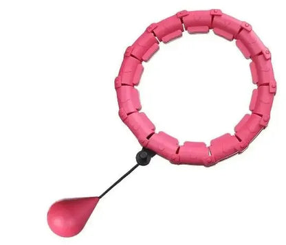 TRUZENIC 24-Section Smart Hula Hoop – Adjustable Fitness Exercise Ring with Waist Massager for Home Gym Workouts