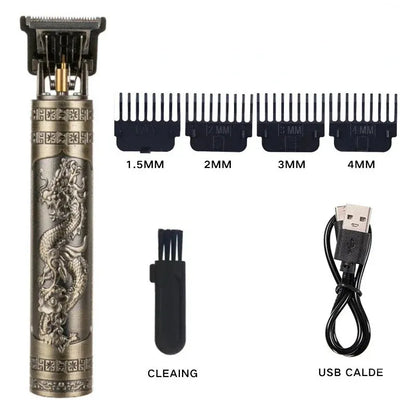 TRUZENIC Rechargeable Hair Clipper – Men’s Electric Shaver, USB Charging, Home & Barber Use