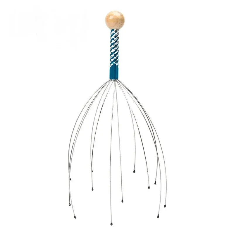 Stainless Steel Octopus Scalp Massager – Relaxing Head Scratcher and Itch Relief-TRUZENIC