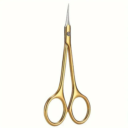 TRUZENIC Stainless Steel Manicure Scissors – Nail Care and Cuticle Trimming Tool