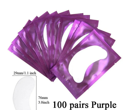 TRUZENIC 100-Pair Eye Patch Set – Under-Eyelash Stickers for Lash Extensions & Eyelid Protection