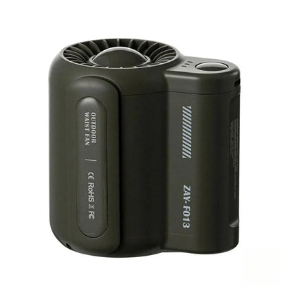 TRUZENIC Outdoor Waist & Neck Fan – Portable 3-Speed USB Handheld & Clip-On Cooling Fan